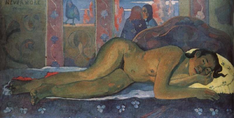 Paul Gauguin Nevermore Spain oil painting art